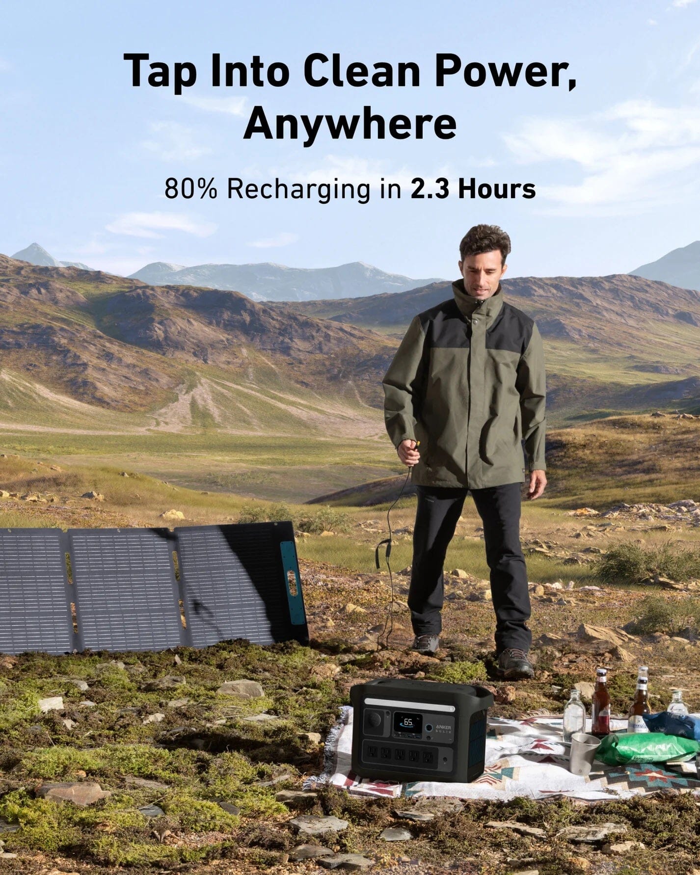 Anker SOLIX C800X Portable Power Station - 768Wh | 1600W - Solar Power Lifestyle - Little Red General Store