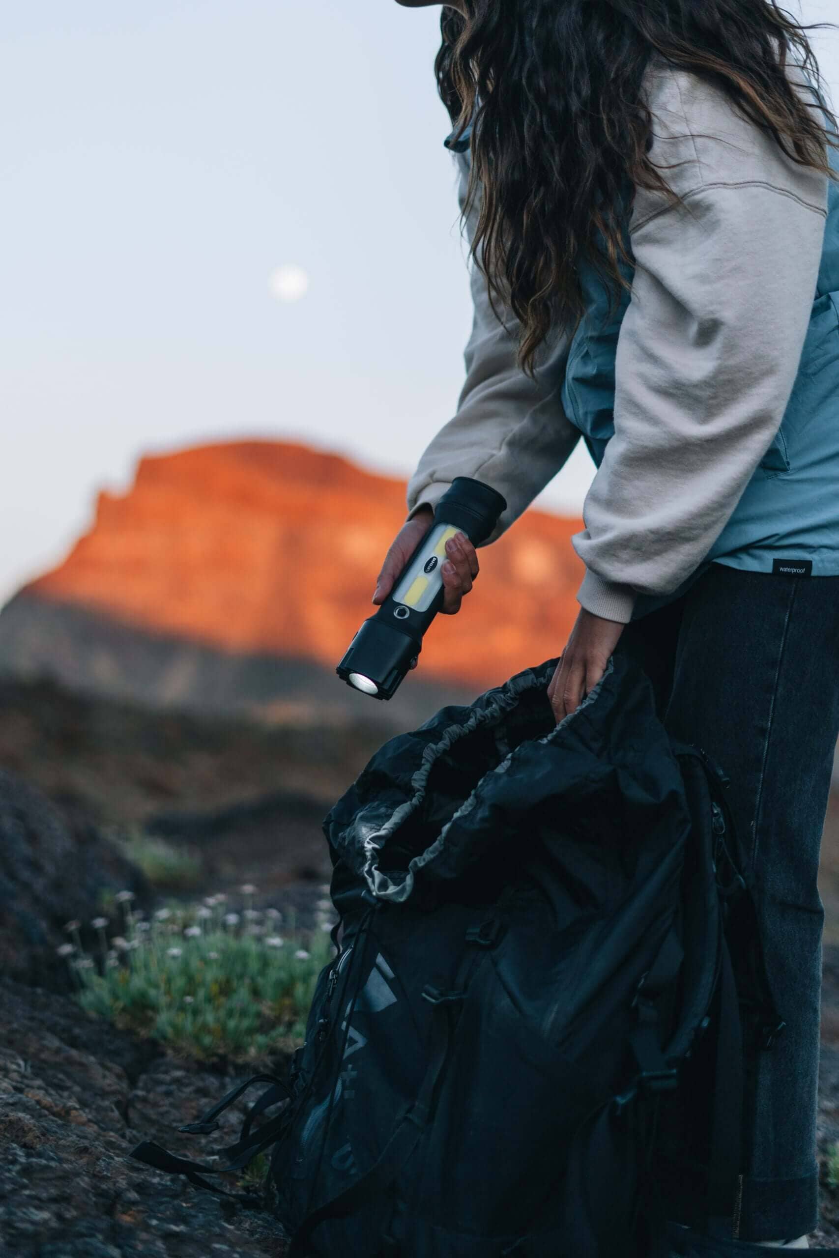 Panther Vision FLATEYE™ Rechargeable FRL - 2100 Lantern Flashlight - 2175 Lumens - Solar Power Lifestyle - Little Red General Store