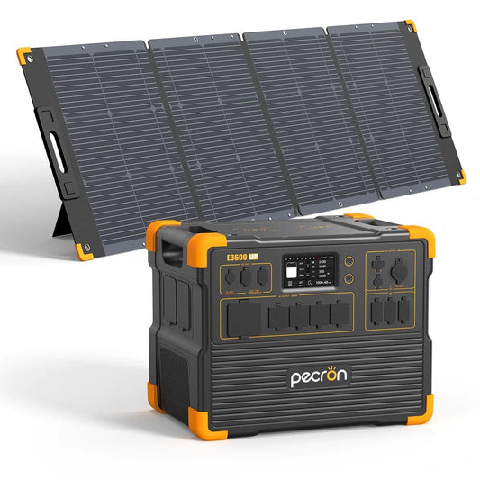 PECRON E3600LFP Solar Generator Kit 3600W 3072Wh - Solar Power Lifestyle - Little Red General Store