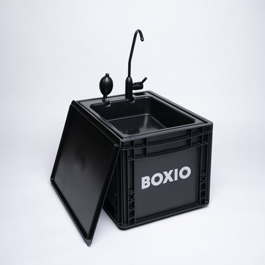 BOXIO - WASH PLUS | Portable Sink Starter Set - Solar Power Lifestyle - Little Red General Store