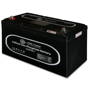 Aims Power Lithium Battery with Wake Up, Heater & BT Monitoring 12V 104Ah LiFePO4 - Solar Power Lifestyle - Little Red General Store