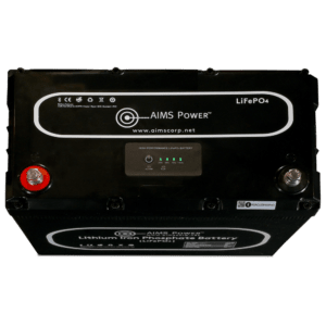 Aims Power Lithium Battery with Wake Up, Heater & BT Monitoring 12V 104Ah LiFePO4 - Solar Power Lifestyle - Little Red General Store