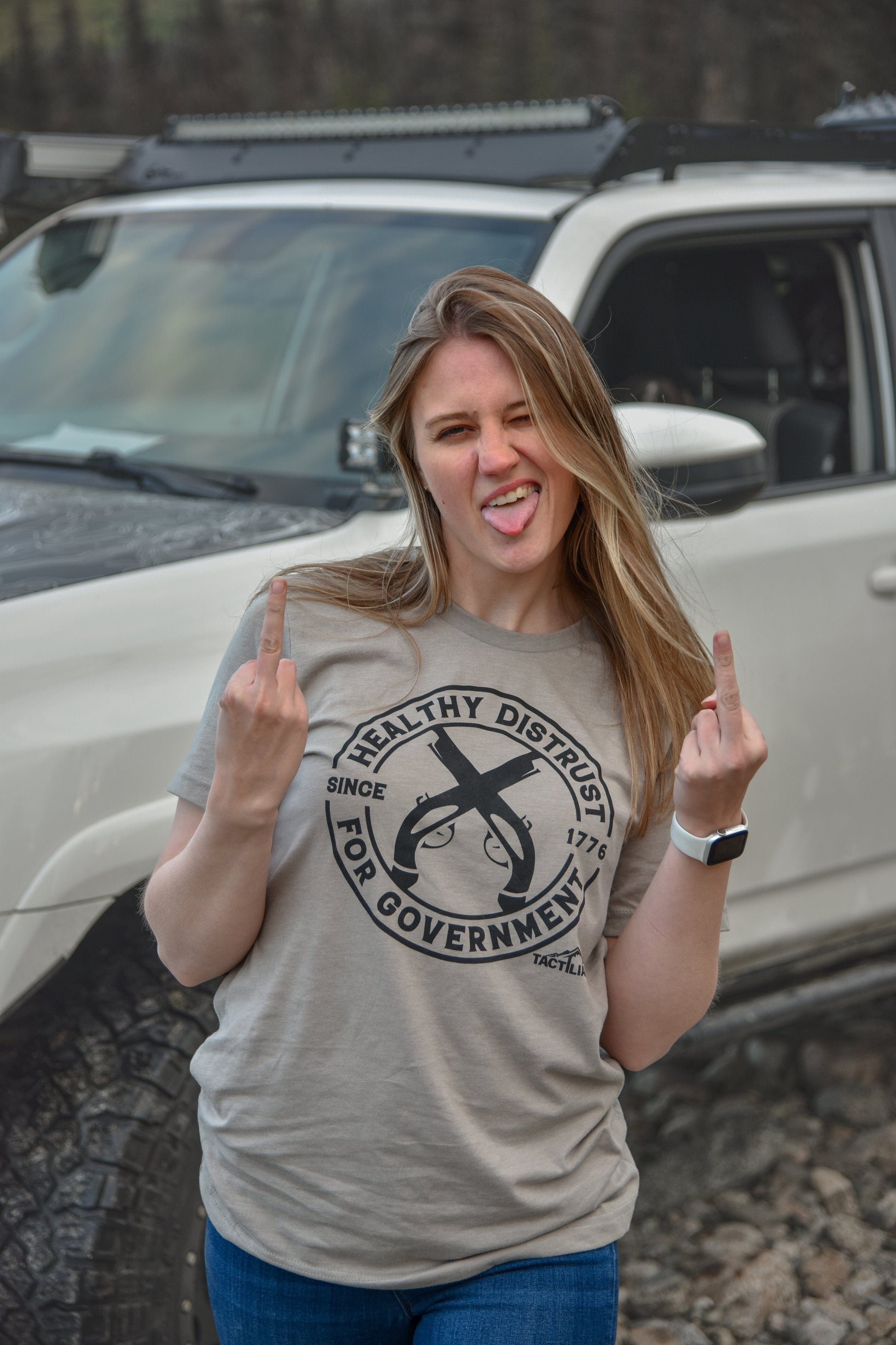 Healthy Distrust for Government 1776 Unisex T-shirt - Solar Power Lifestyle - Little Red General Store