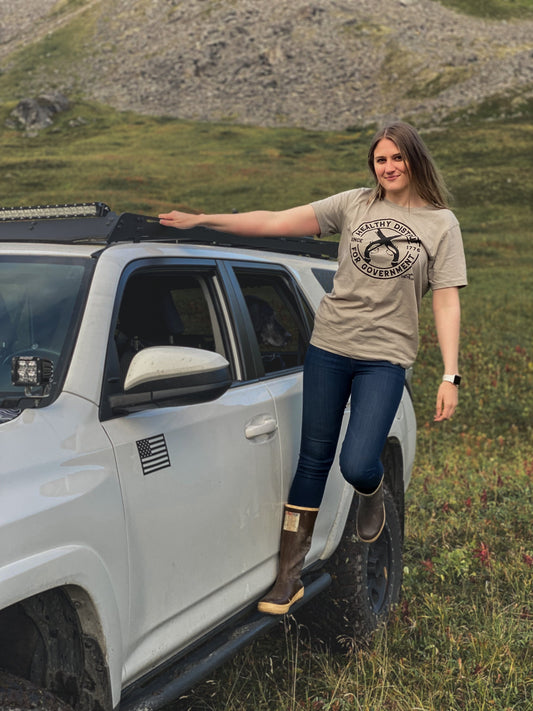 Healthy Distrust for Government 1776 Unisex T-shirt - Solar Power Lifestyle - Little Red General Store