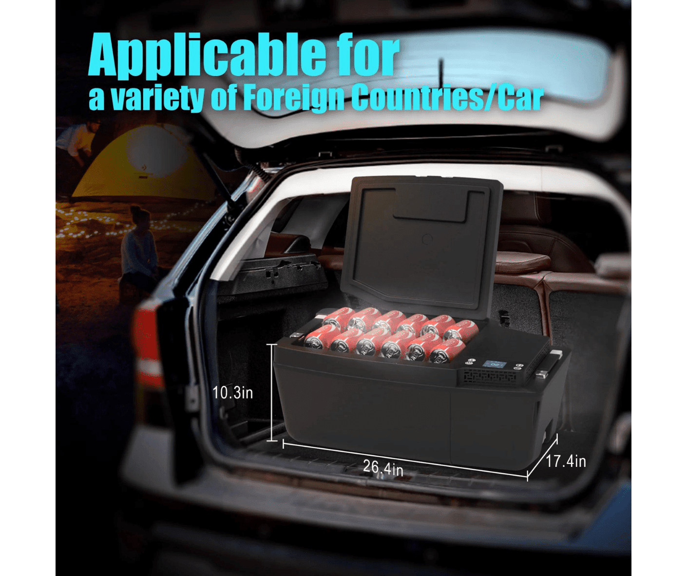 Acopower Portable Freezer 20L specially designed for Tesla Model 3 - Solar Power Lifestyle - Little Red General Store