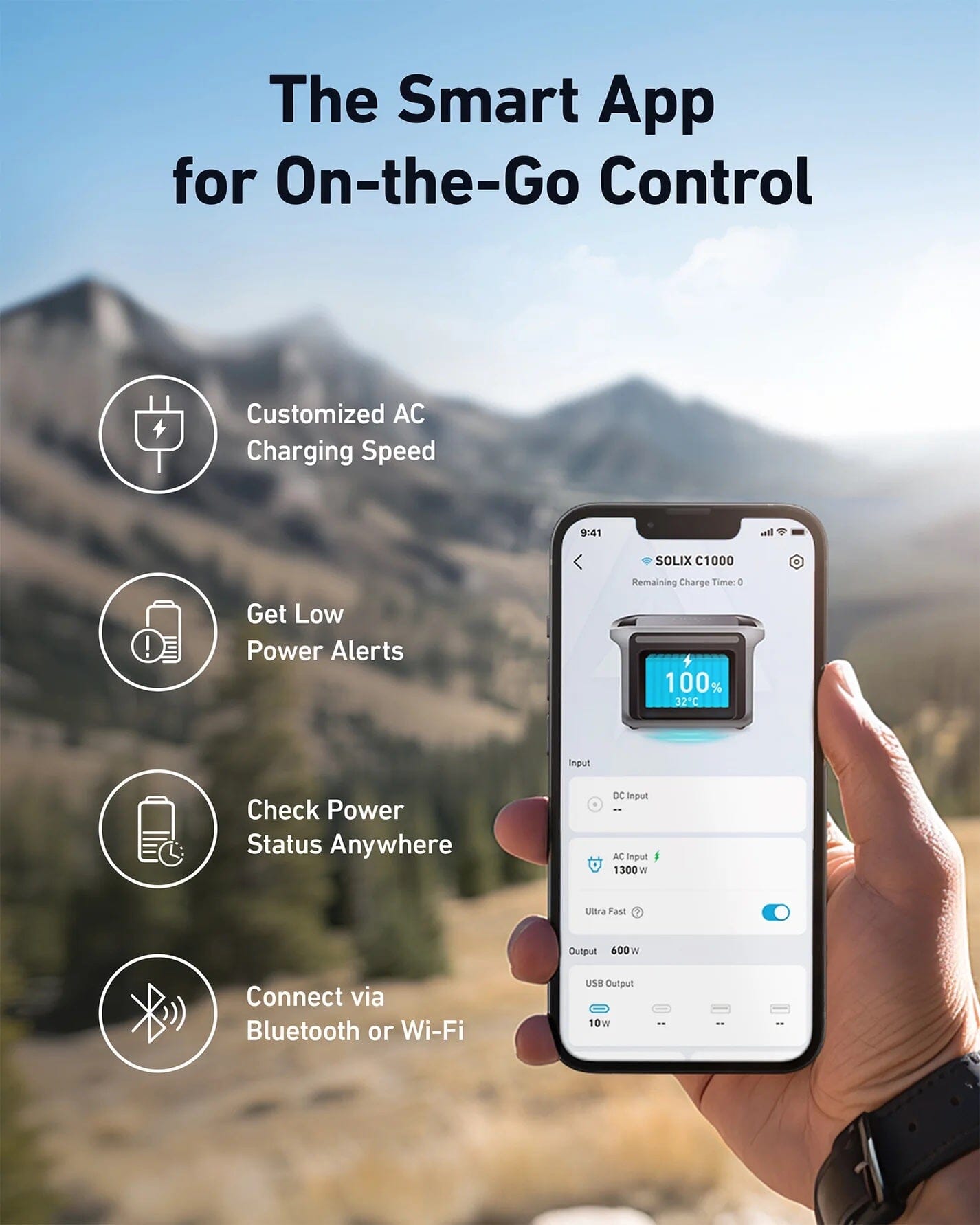 Anker SOLIX C1000X Portable Power Station - 1056Wh | 1800W - Solar Power Lifestyle - Little Red General Store