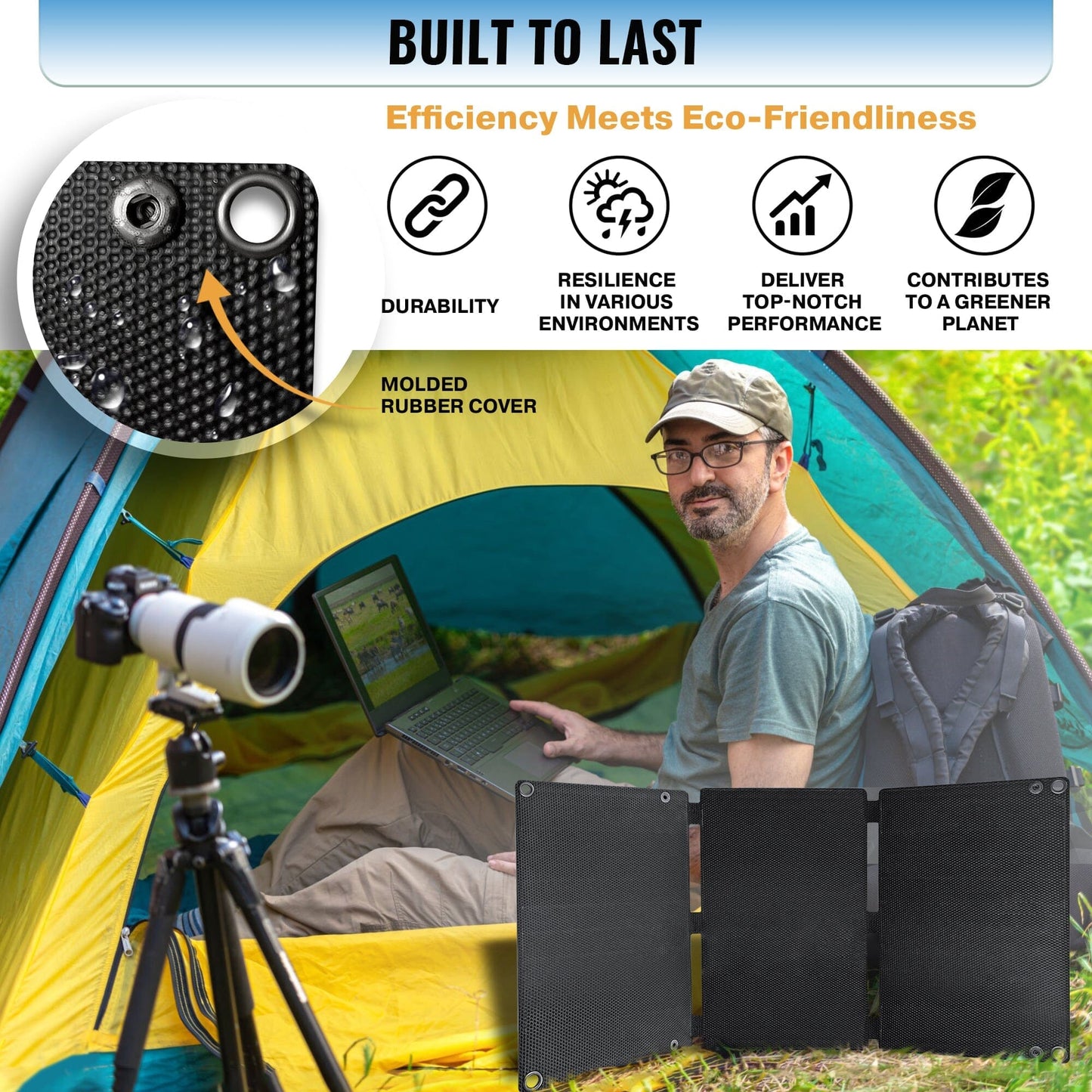 Solar Power Lifestyle 25W Portable Solar Panel - Solar Power Lifestyle - Little Red General Store