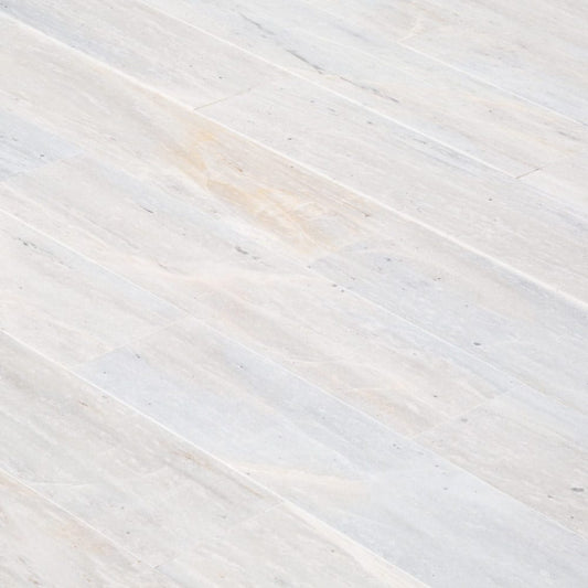 Solto White Marble Tile Honed Floor and Wall Tile 6"x24" - Livfloors Collection