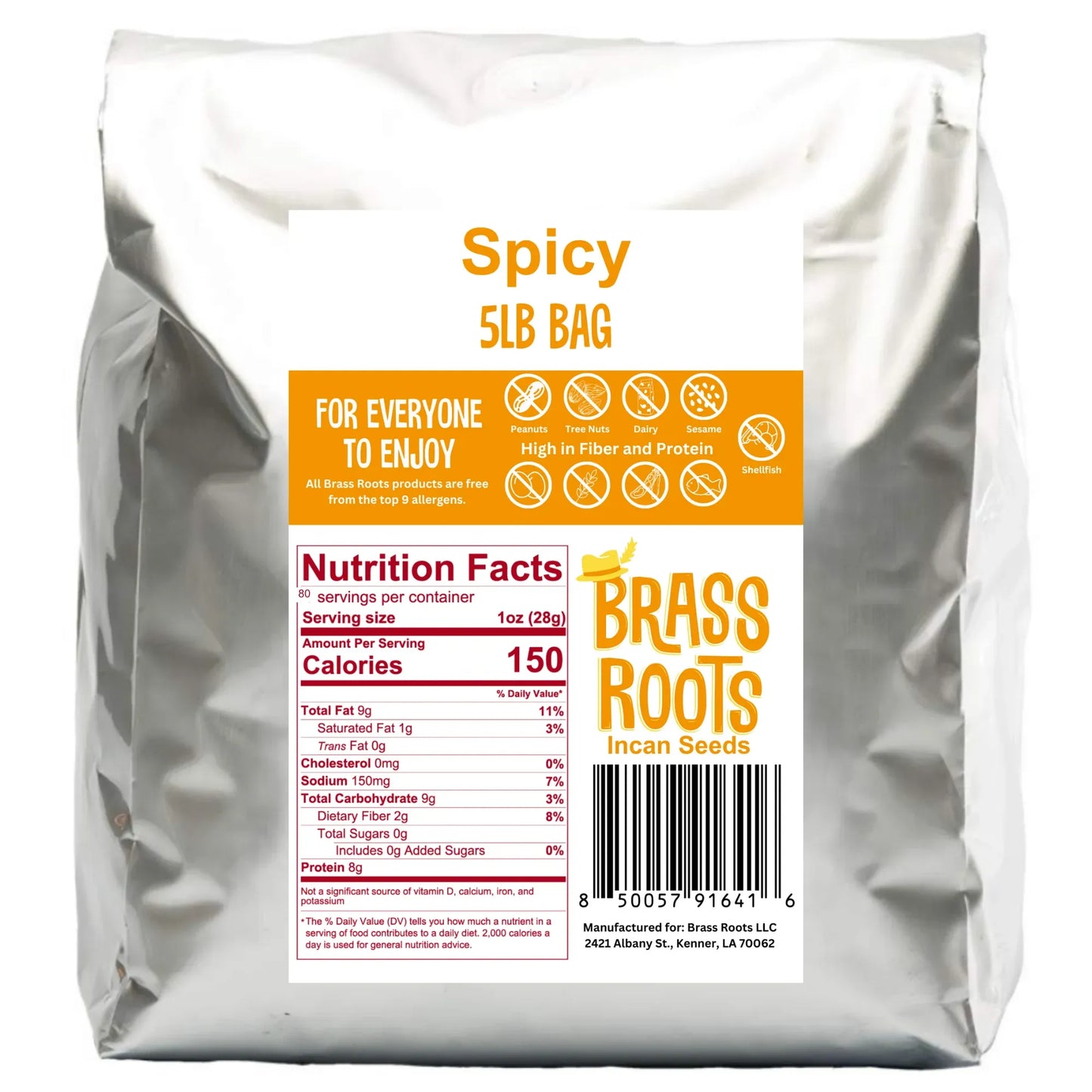 5lb Spicy Bag