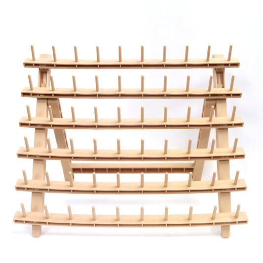 SPOOL WOODEN BRAIDING HAIR RACK/ SPOOL ORGANIZER