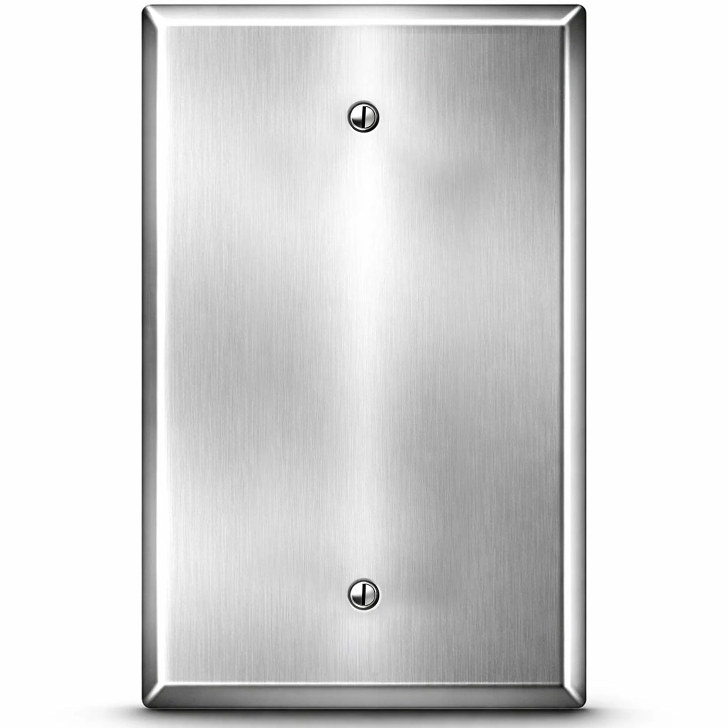 1 Gang Oversized Stainless Steel Blank Wall Plate