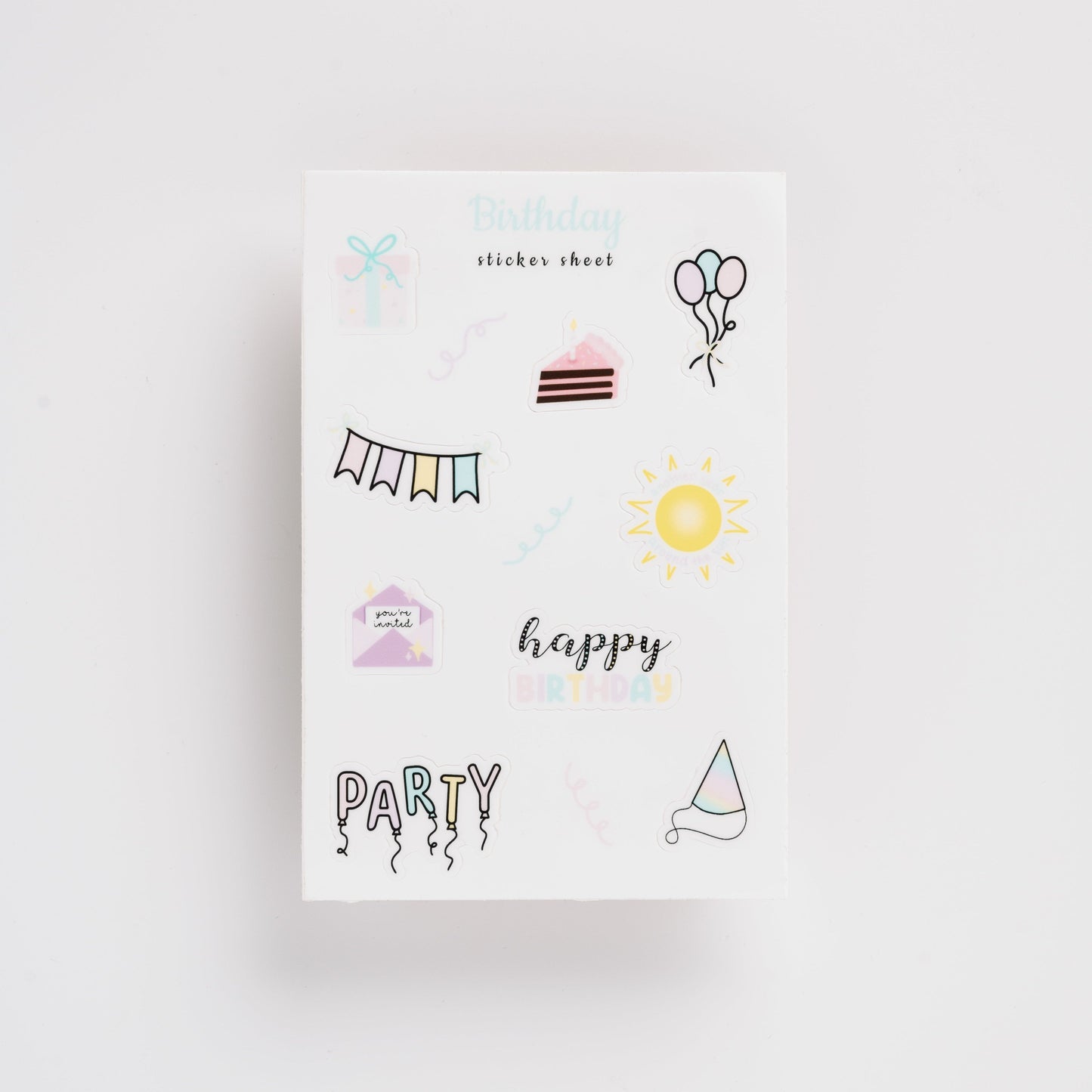 Birthday Sticker Sheet