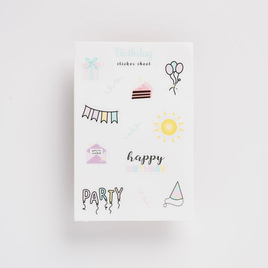 Birthday Sticker Sheet