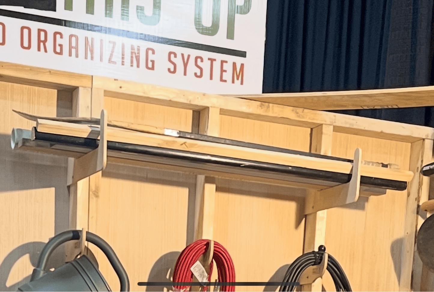 Shed Storage Organizer – Yard Tool Rack for Storage Sheds