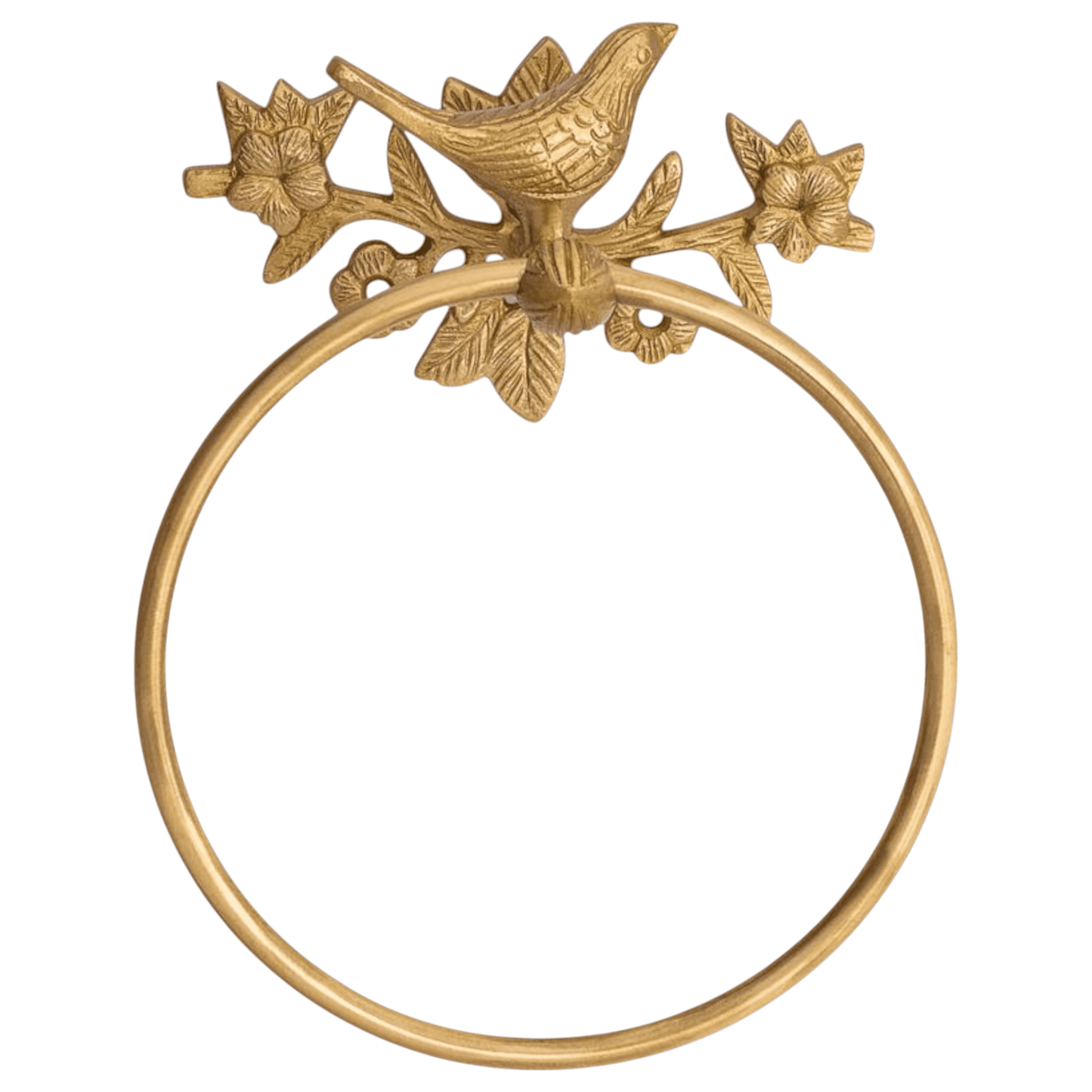 Brass Bird Hook - Brushed/Satin Finish - Stylentdecor - Little Red General Store