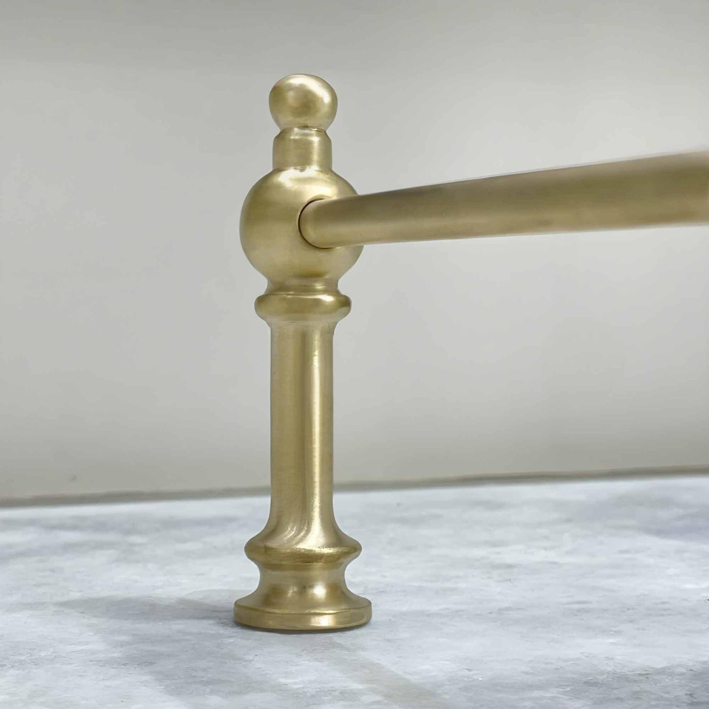 Victorian Brass Gallery Rail - Brushed Brass - Stylentdecor - Little Red General Store