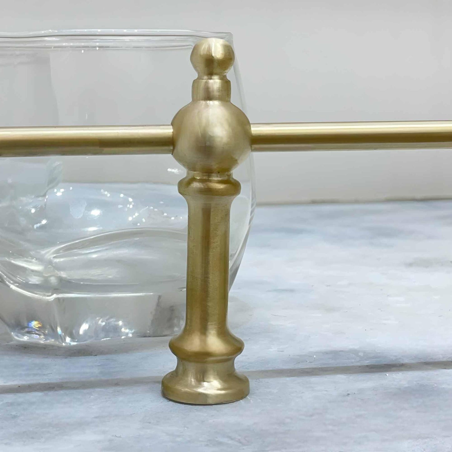 Victorian Brass Gallery Rail - Brushed Brass - Stylentdecor - Little Red General Store