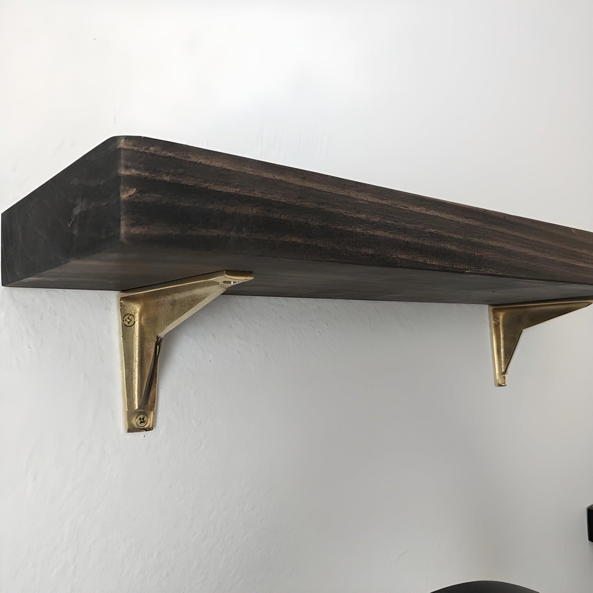 Maison Shelf Bracket - Unlacquered Brass Polished - Stylentdecor - Little Red General Store