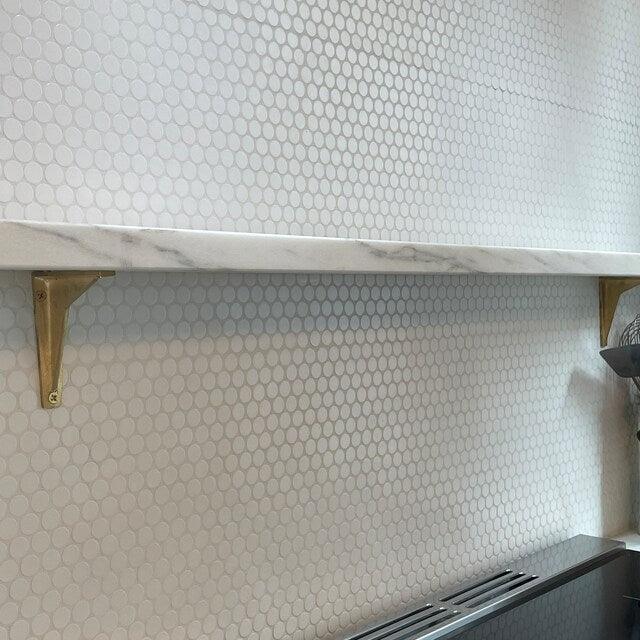 Maison Shelf Bracket - Unlacquered Brass Polished - Stylentdecor - Little Red General Store