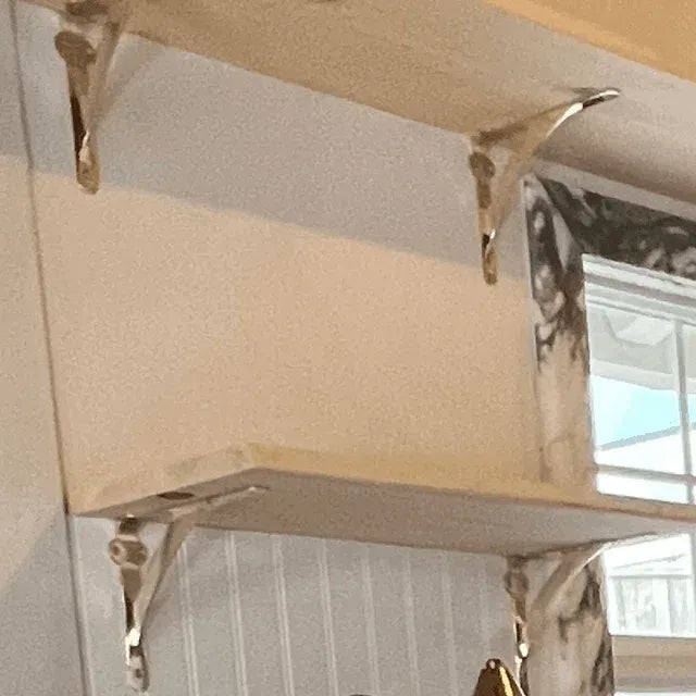 Classic Shelf Bracket - Unlacquered Brass Polished - Stylentdecor - Little Red General Store