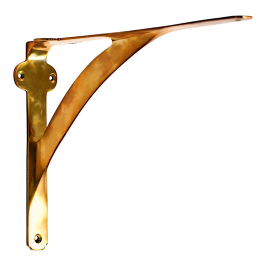 Classic Shelf Bracket - Unlacquered Brass Polished - Stylentdecor - Little Red General Store