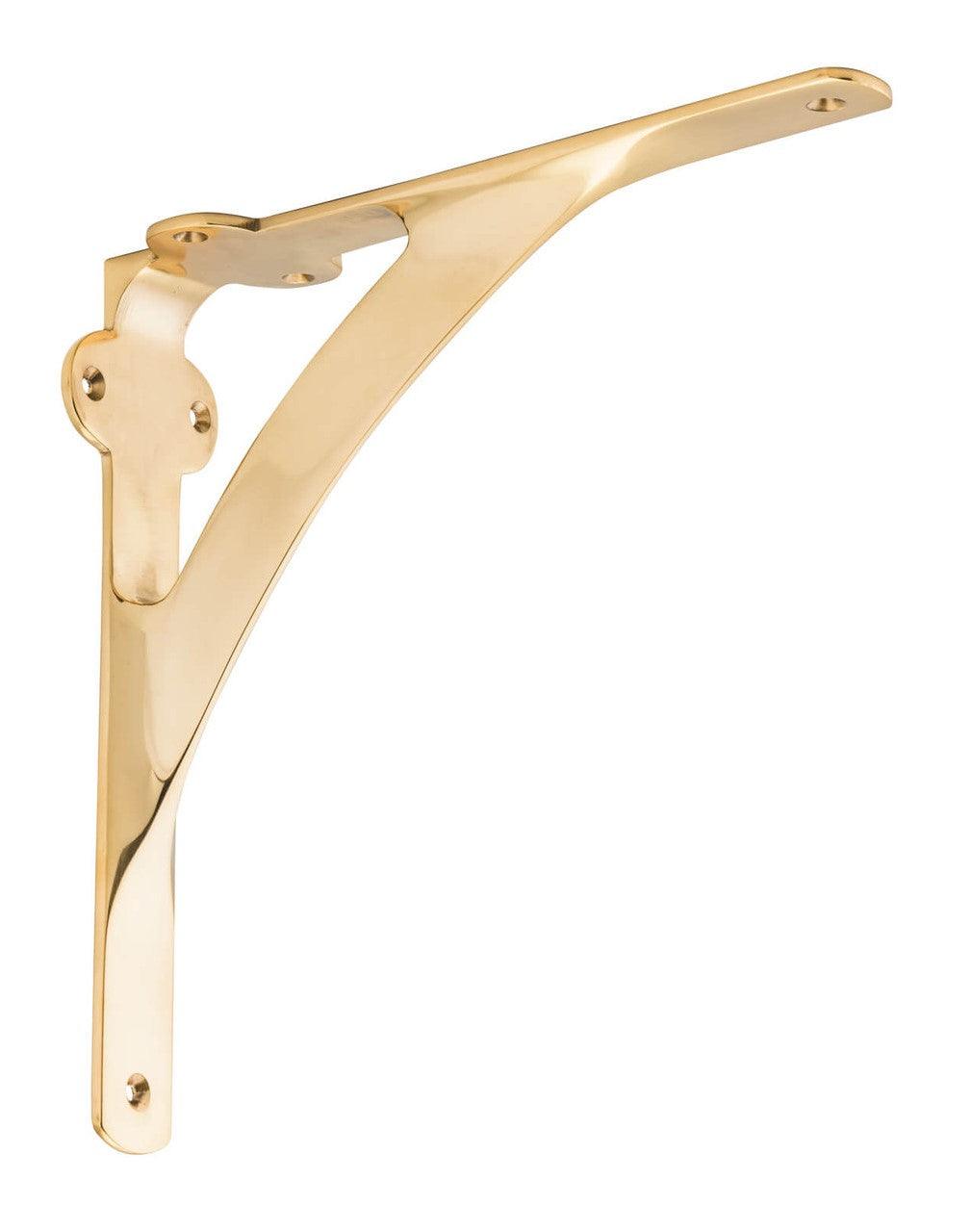 Classic Shelf Bracket - Unlacquered Brass Polished - Stylentdecor - Little Red General Store