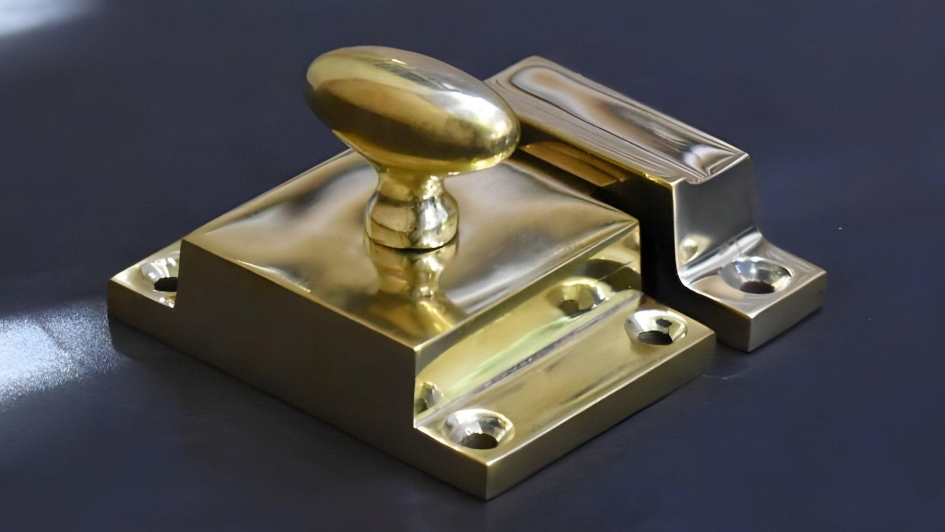 Cabinet Latch - Unlacquered Brass Polished - Stylentdecor - Little Red General Store