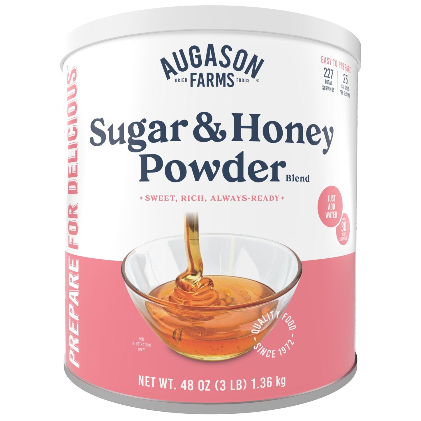 Sugar & Honey Powder Blend Can, 227 Servings