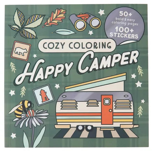 Cozy Coloring Happy Camper