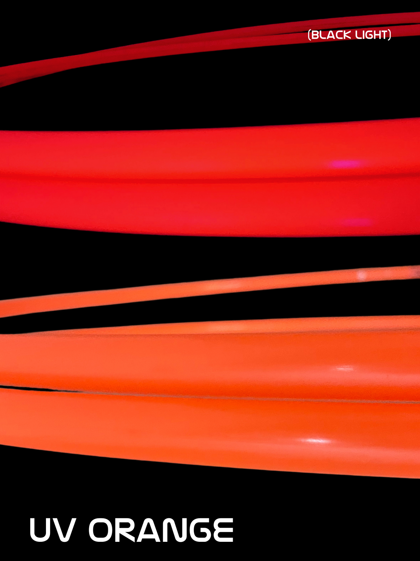 UV Orange (5/8) Polypro Hula Hoop