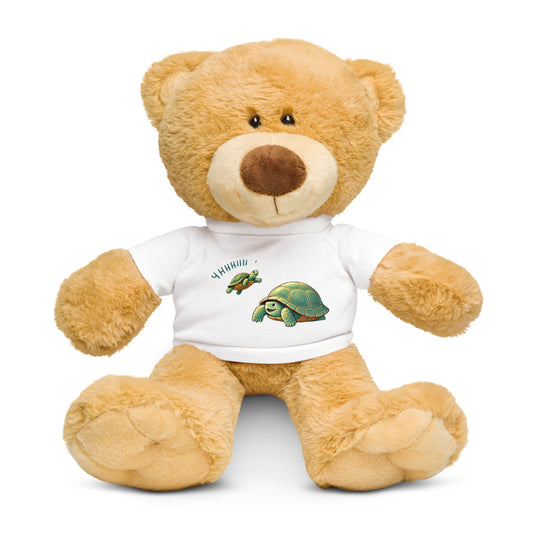 Two Turtle Teddy bear with a t-shirt