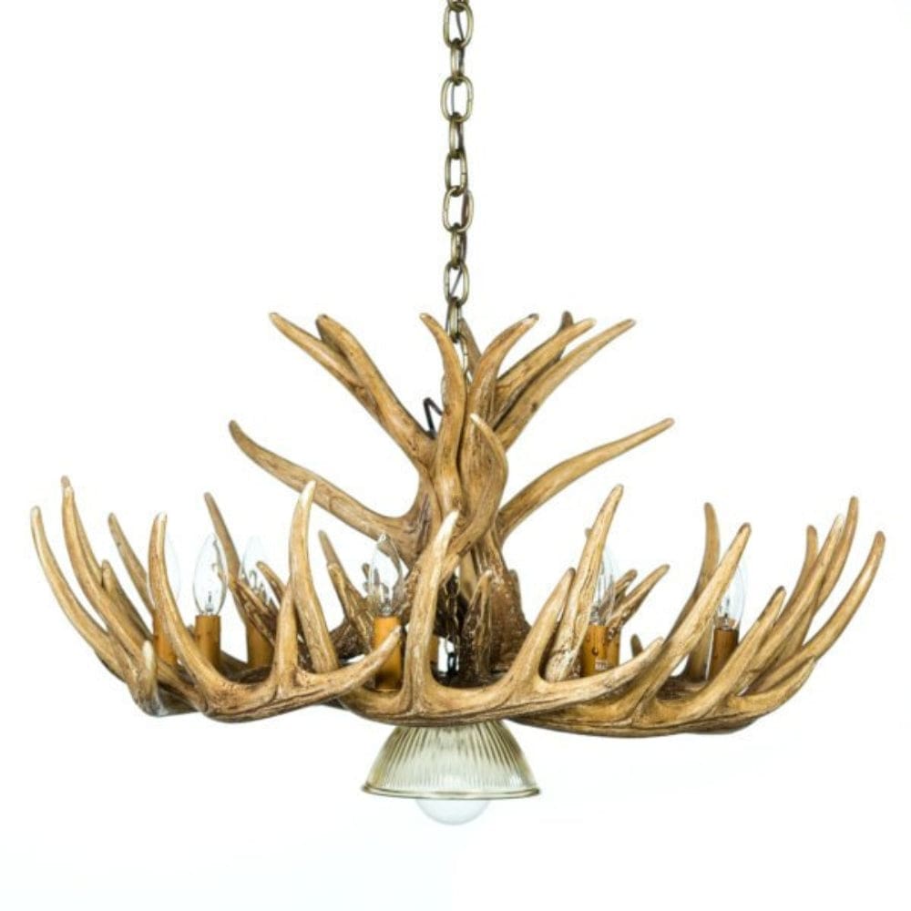 12 Antler Whitetail Cascade Chandelier - The Cabin Place - Little Red General Store