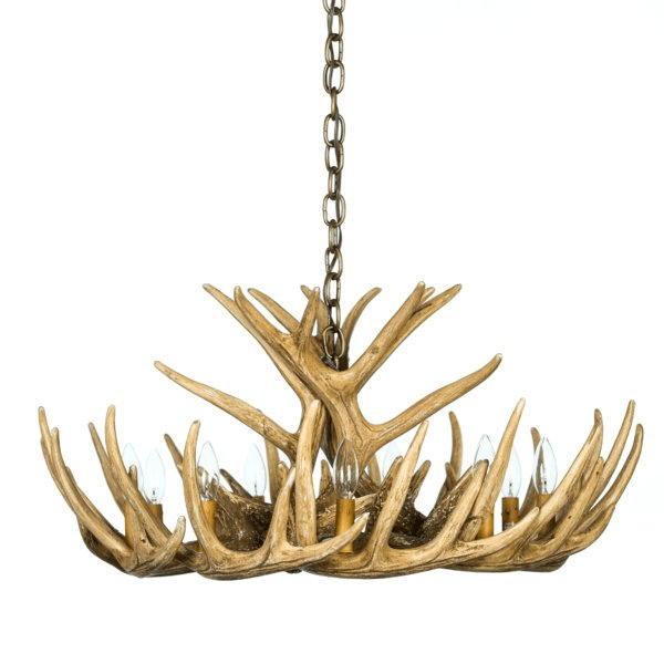 12 Antler Whitetail Cascade Chandelier - The Cabin Place - Little Red General Store