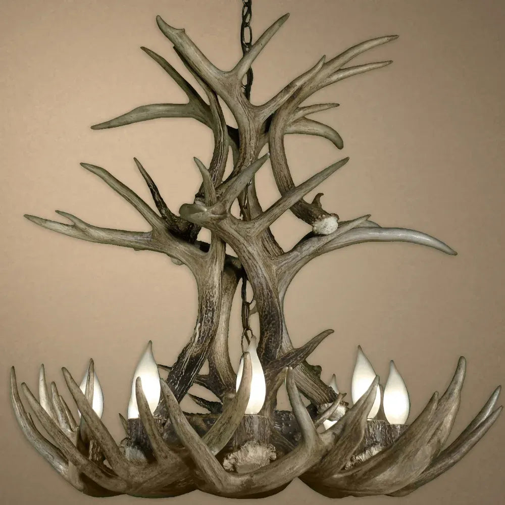 Authentic Whitetail Deer Cascade Chandelier - Large - The Cabin Place - Little Red General Store