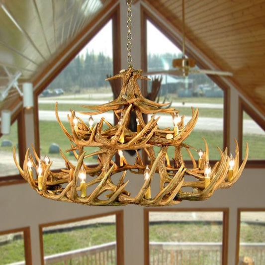 30 Antler Whitetail Chandelier - The Cabin Place - Little Red General Store