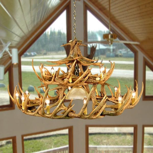30 Antler Whitetail Chandelier - The Cabin Place - Little Red General Store