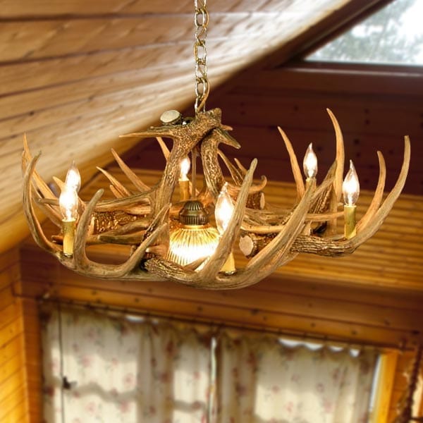 9 Antler Whitetail Chandelier - The Cabin Place - Little Red General Store
