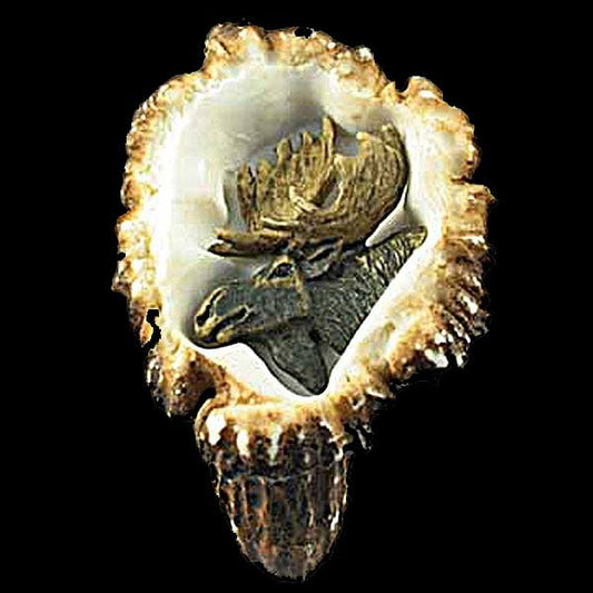 Moose Antler Burr Cabinet Knob - The Cabin Place - Little Red General Store