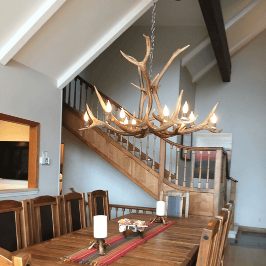 Authentic Elk Antler Chandelier - Extra Large - The Cabin Place - Little Red General Store
