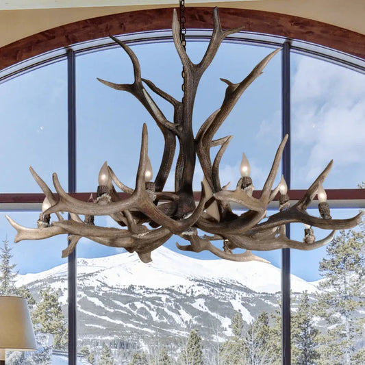 Authentic Elk Antler Chandelier - Extra Large - The Cabin Place - Little Red General Store