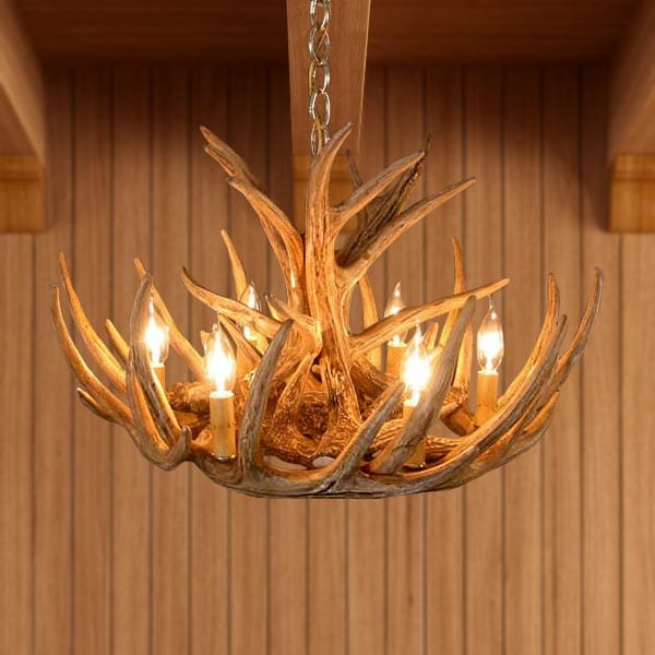 9 Antler Whitetail Cascade Chandelier - The Cabin Place - Little Red General Store