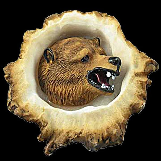 Grizzly Bear Antler Burr Cabinet Knob - The Cabin Place - Little Red General Store