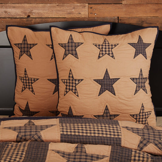 Bozeman Star Euro Sham - The Cabin Place - Little Red General Store