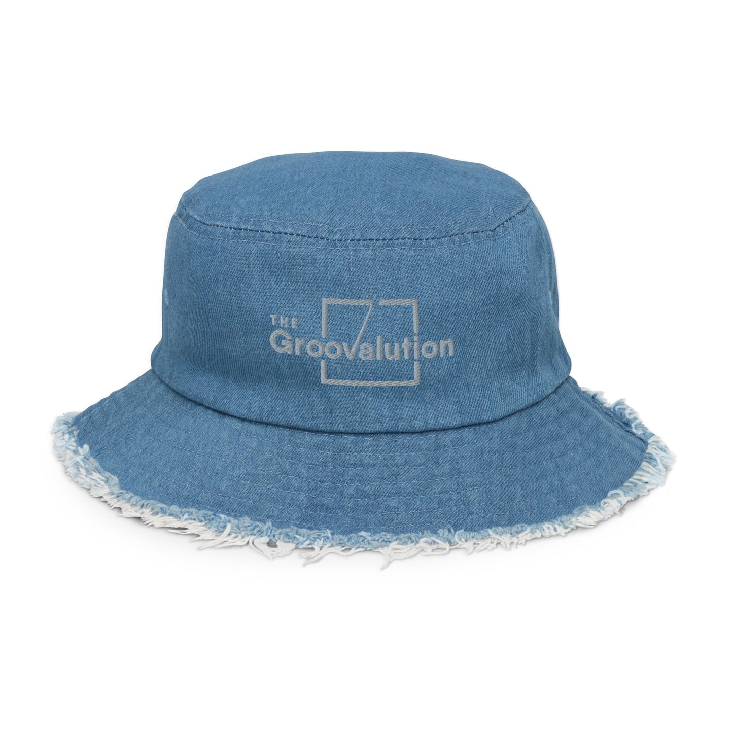 Distressed Denim Groovalution Hat - The Groovalution - Little Red General Store