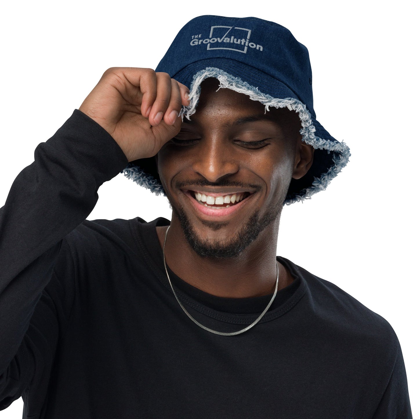 Distressed Denim Groovalution Hat - The Groovalution - Little Red General Store