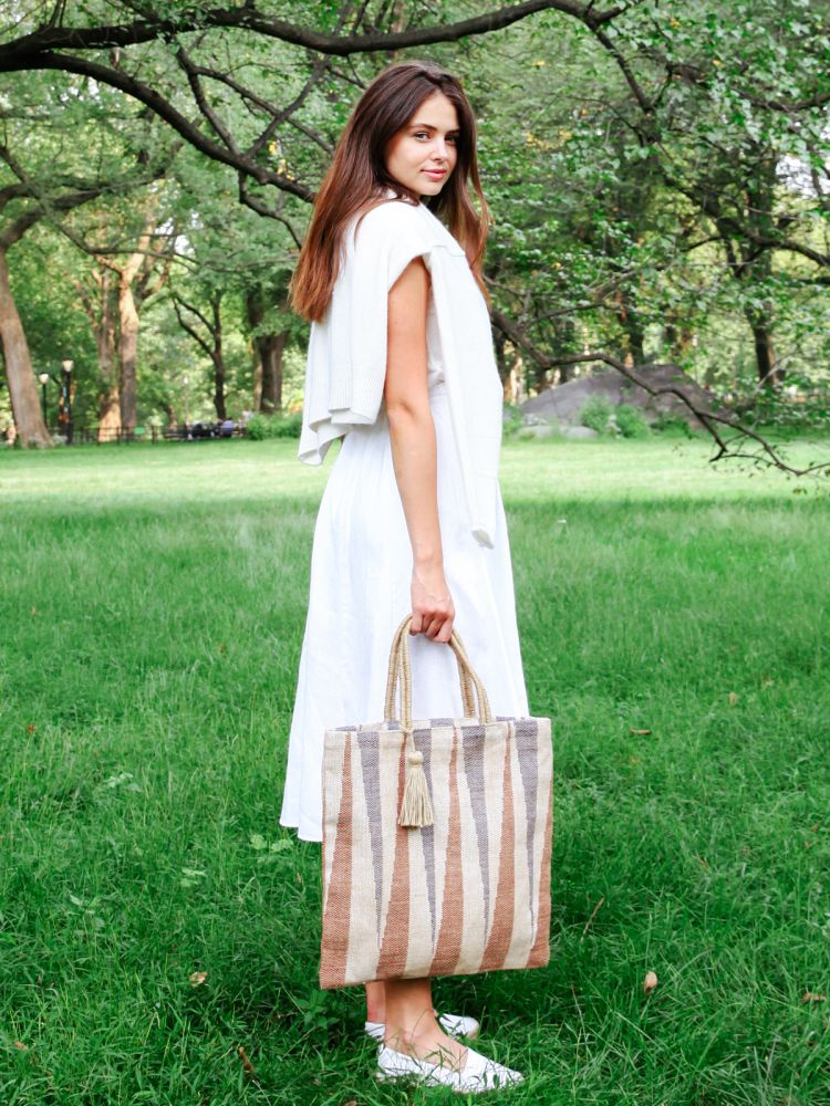Maja Jute Tote Bag - The Groovalution - Little Red General Store