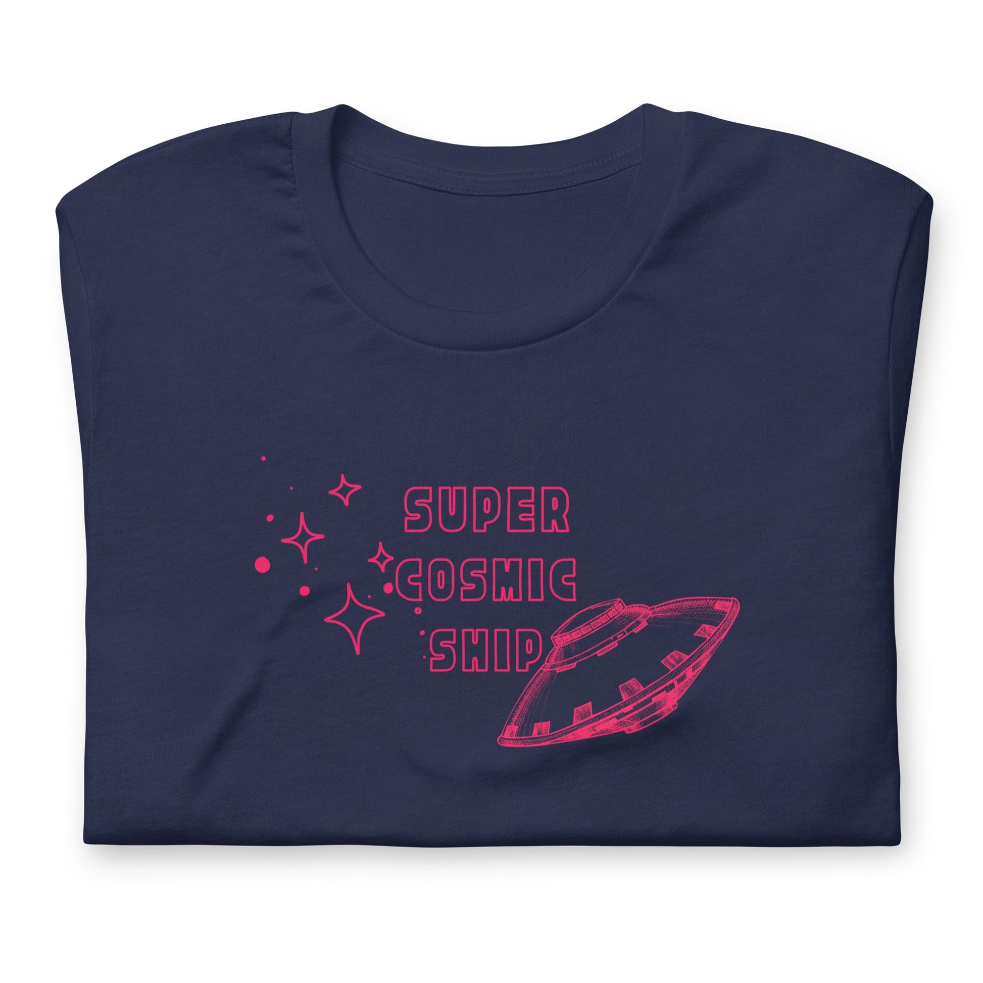 Supernova UFO Super Cosmic Ship Unisex T-Shirt 🌟🛸 - The Groovalution - Little Red General Store