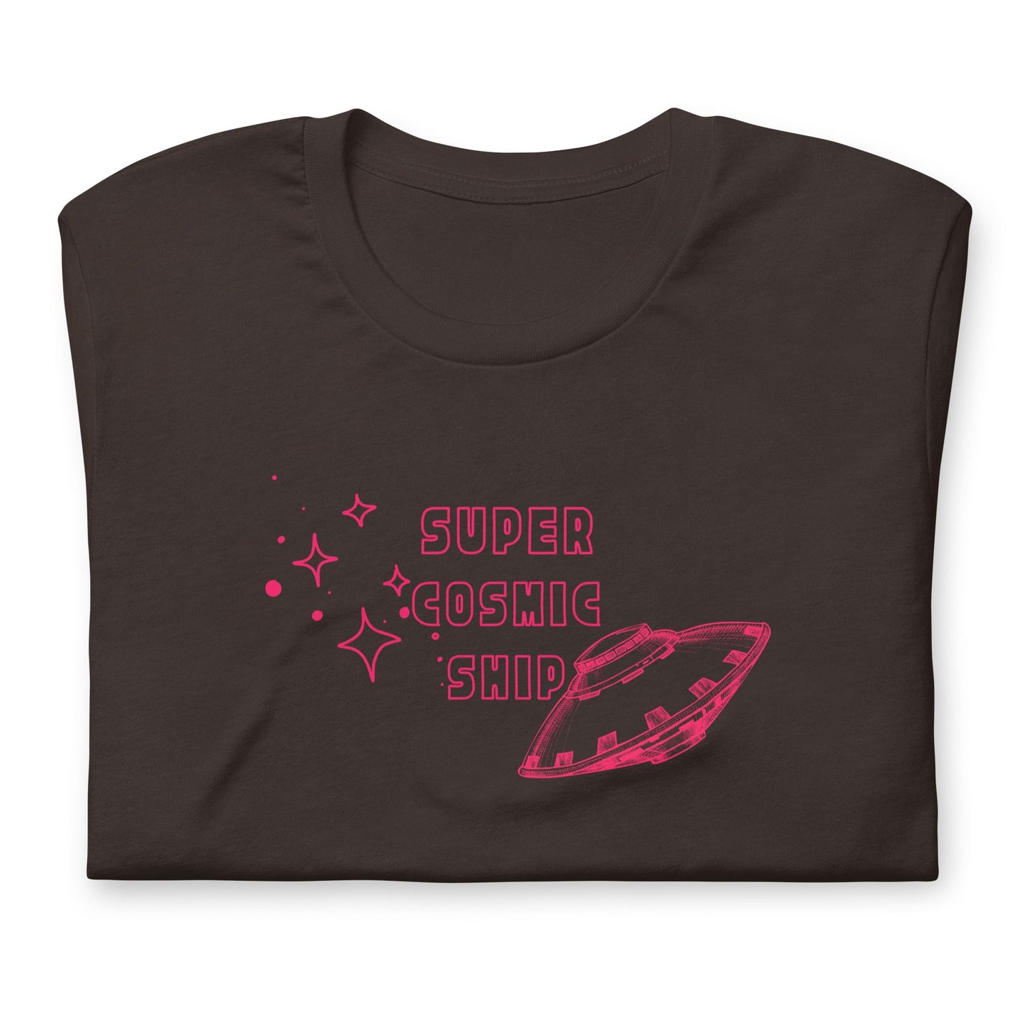 Supernova UFO Super Cosmic Ship Unisex T-Shirt 🌟🛸 - The Groovalution - Little Red General Store