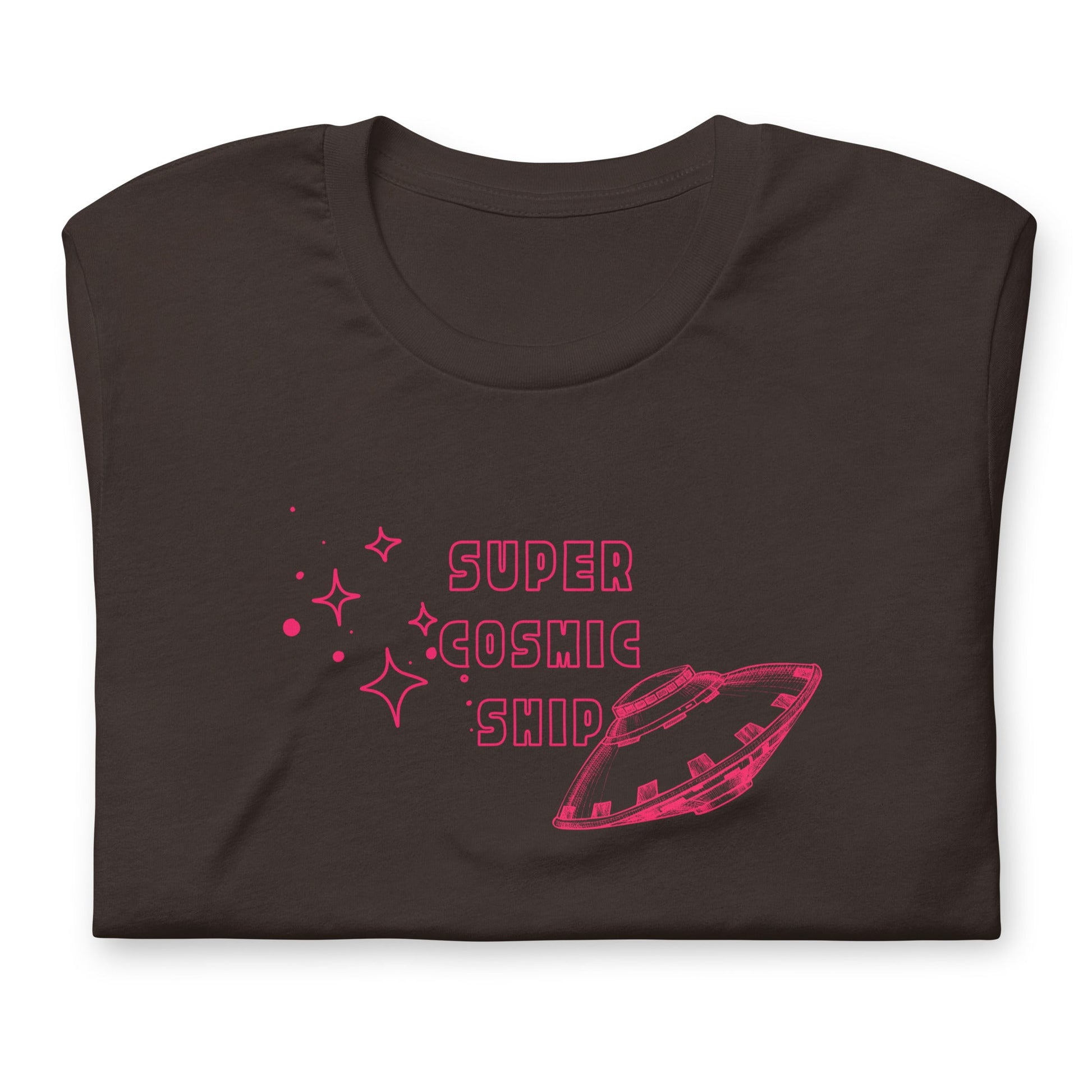 Supernova UFO Super Cosmic Ship Unisex T-Shirt 🌟🛸 - The Groovalution - Little Red General Store