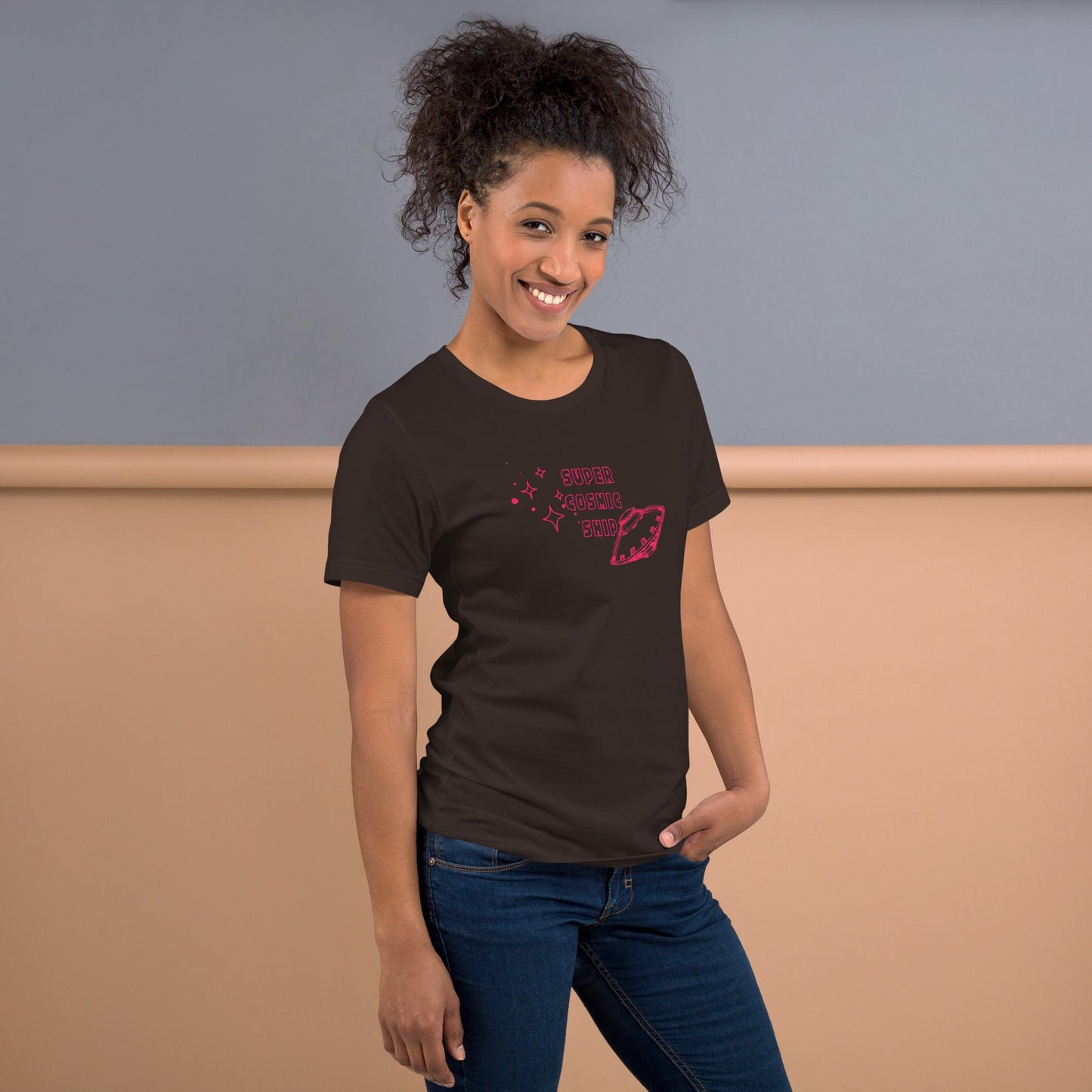 Supernova UFO Super Cosmic Ship Unisex T-Shirt 🌟🛸 - The Groovalution - Little Red General Store